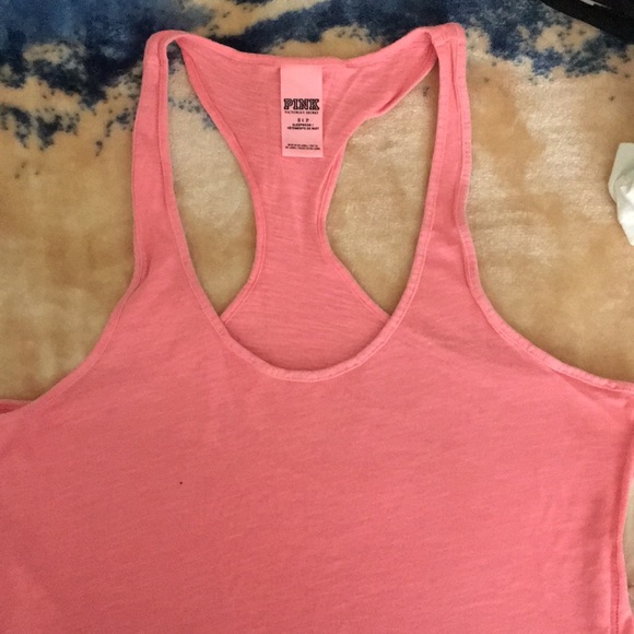 Pink VS racer back tank - Picture 1 of 4